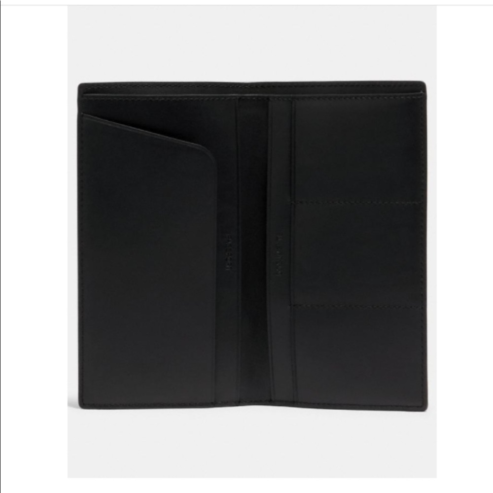 NWT Coach Black Slim Passport Wallet - Picture 6 of 7